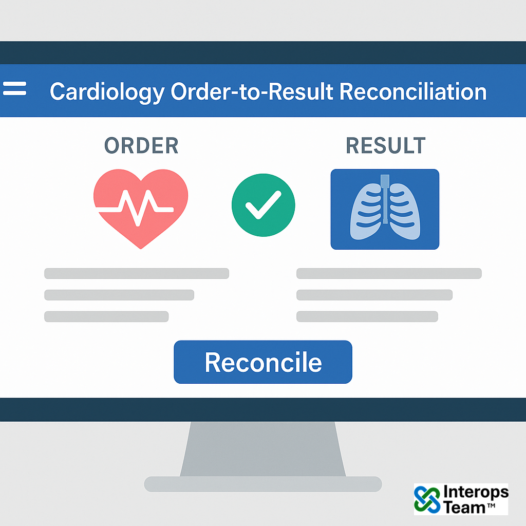 Cardiology Order-to-Result Reconciliation