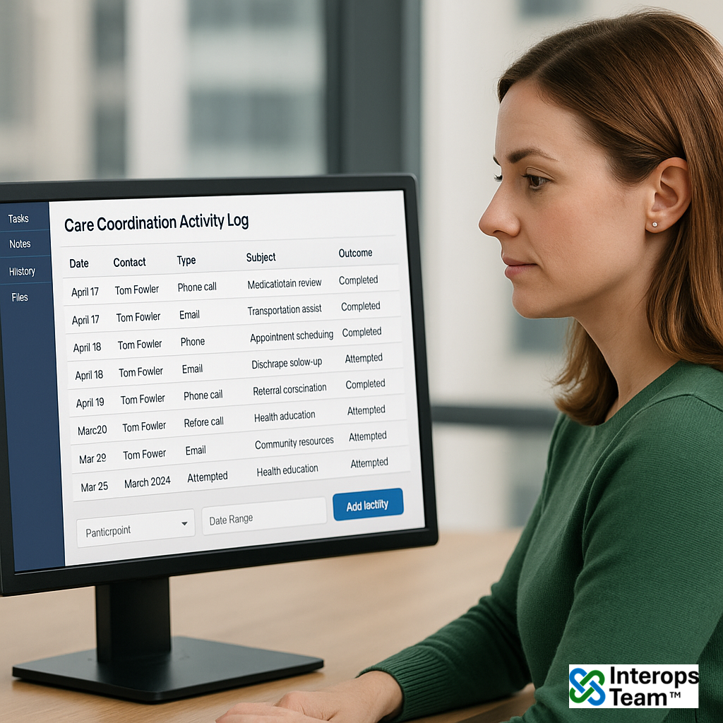 Care Coordination Activity Log