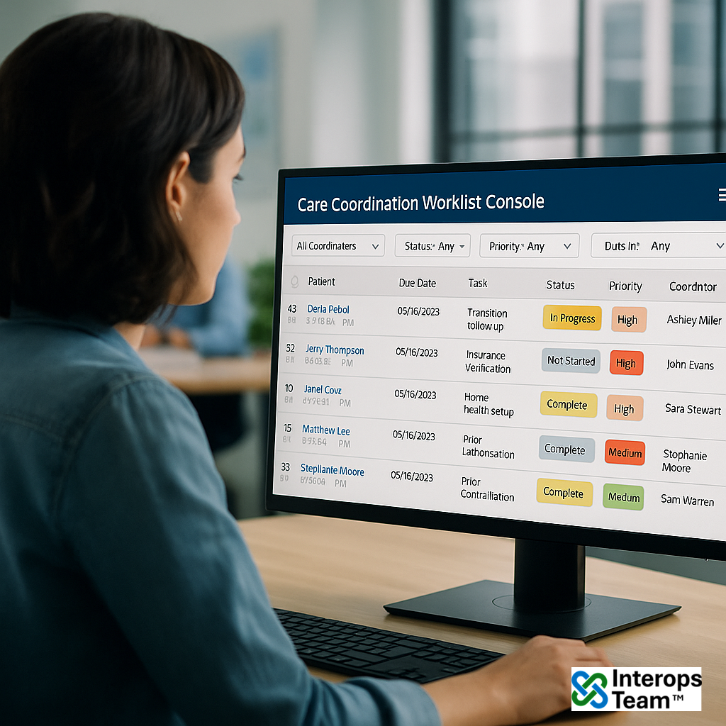 Care Coordination Worklist Console