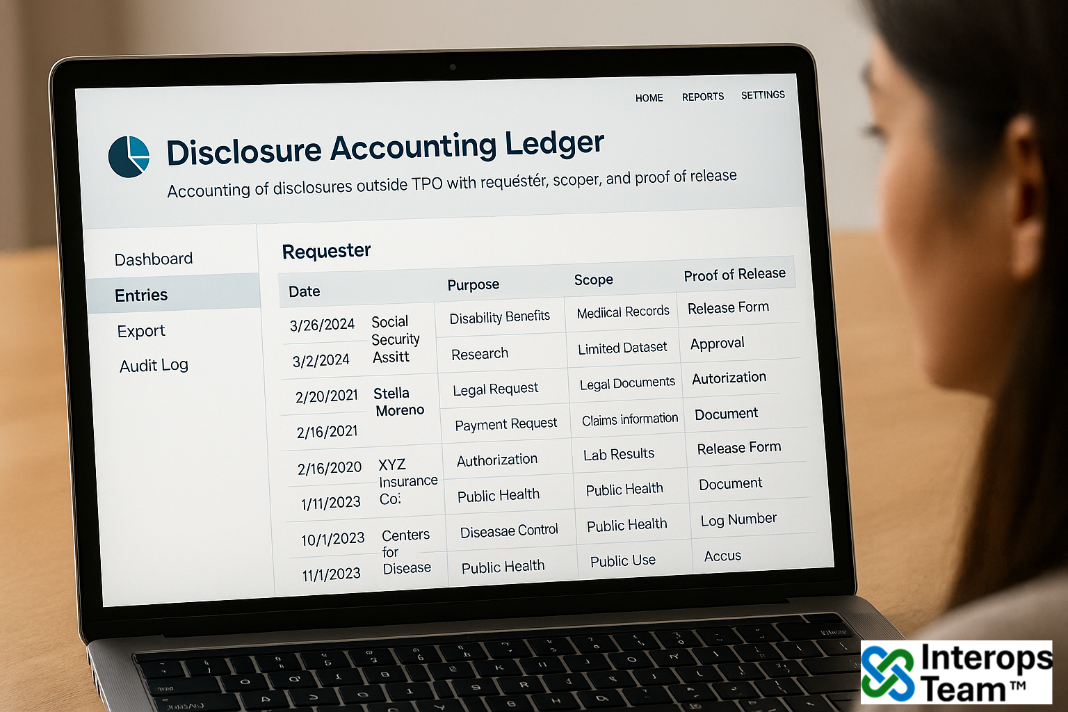 Disclosure Accounting Ledger