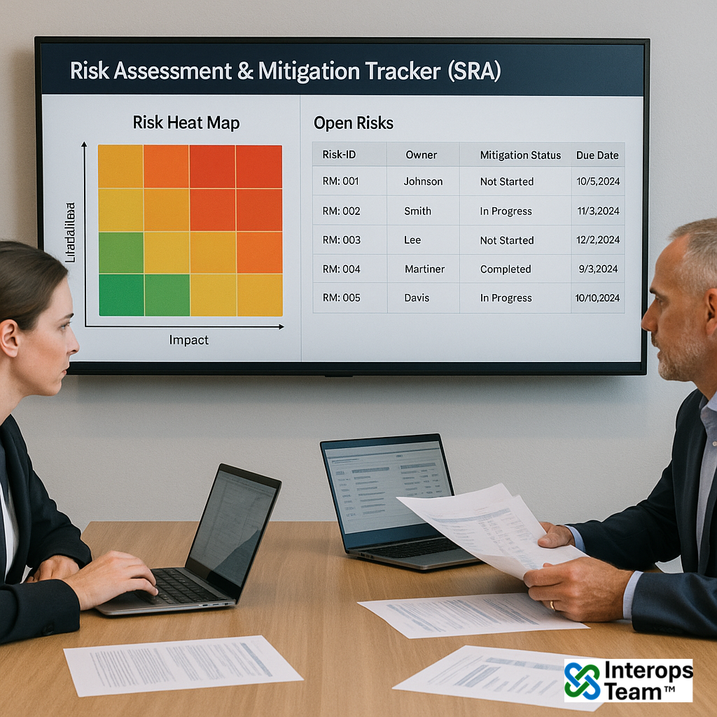 Risk Assessment & Mitigation Tracker (SRA)