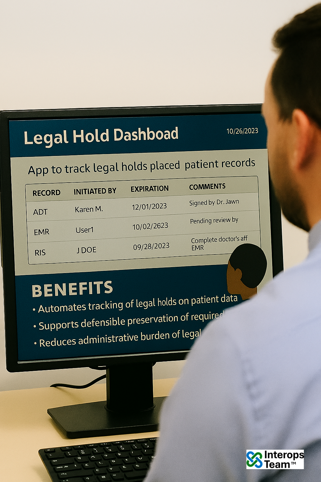 Legal Hold Dashboard