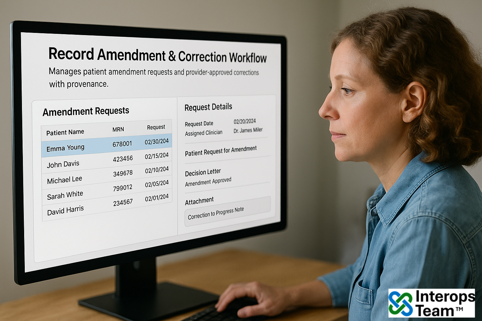 Record Amendment & Correction Workflow