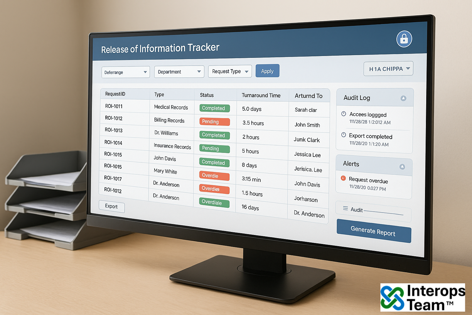 Release of Information (ROI) Tracker