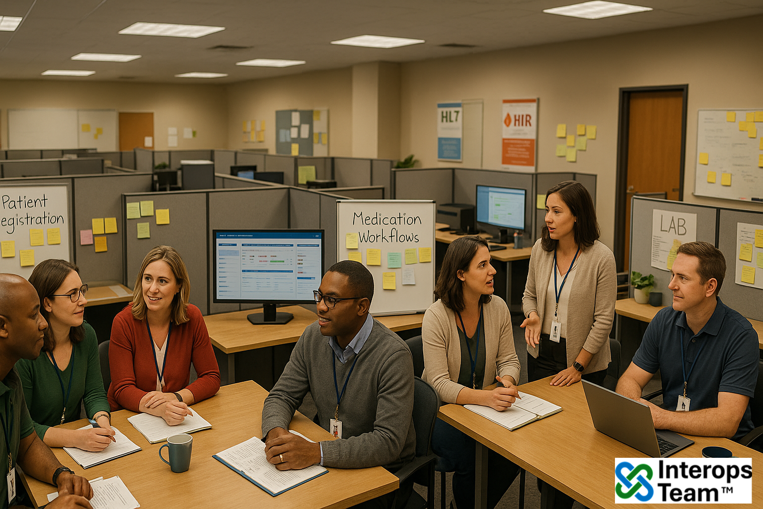 HIT clinical teams collaborating