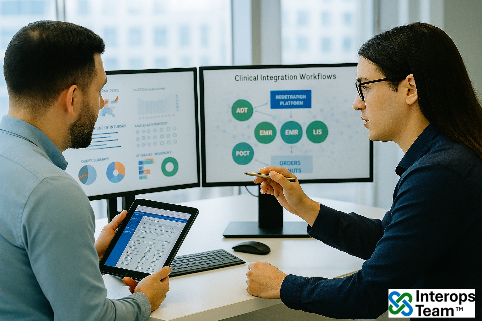 EMR integration specialist and clinical analyst ensuring clinical-grade data integrity across labs, imaging, pharmacy, and national exchange networks.