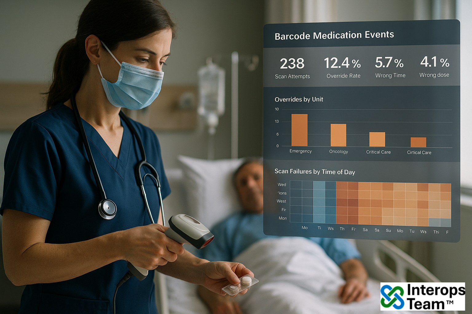 BCMA Near-Miss & Override Dashboard