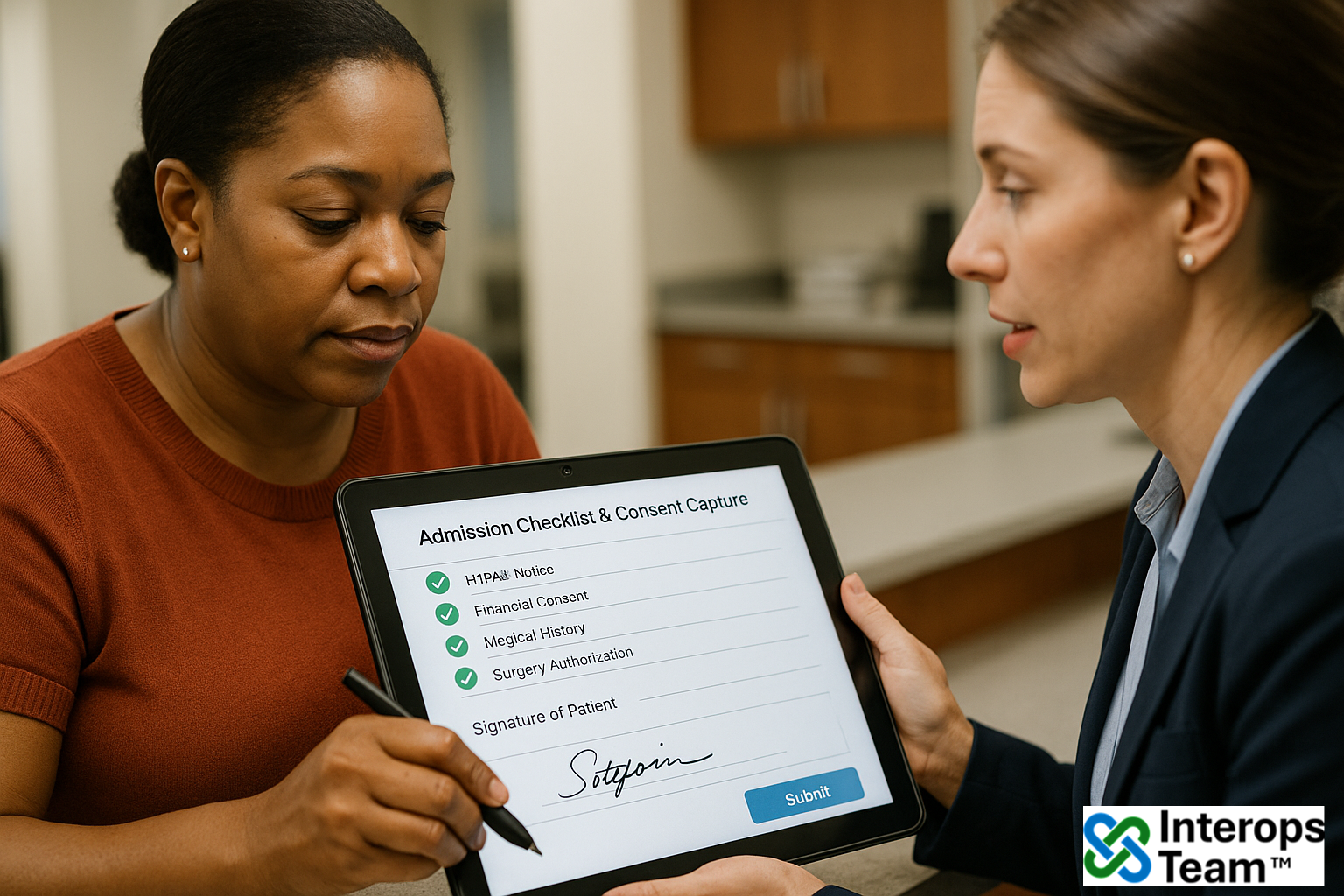 Admission Checklist & Consent Capture