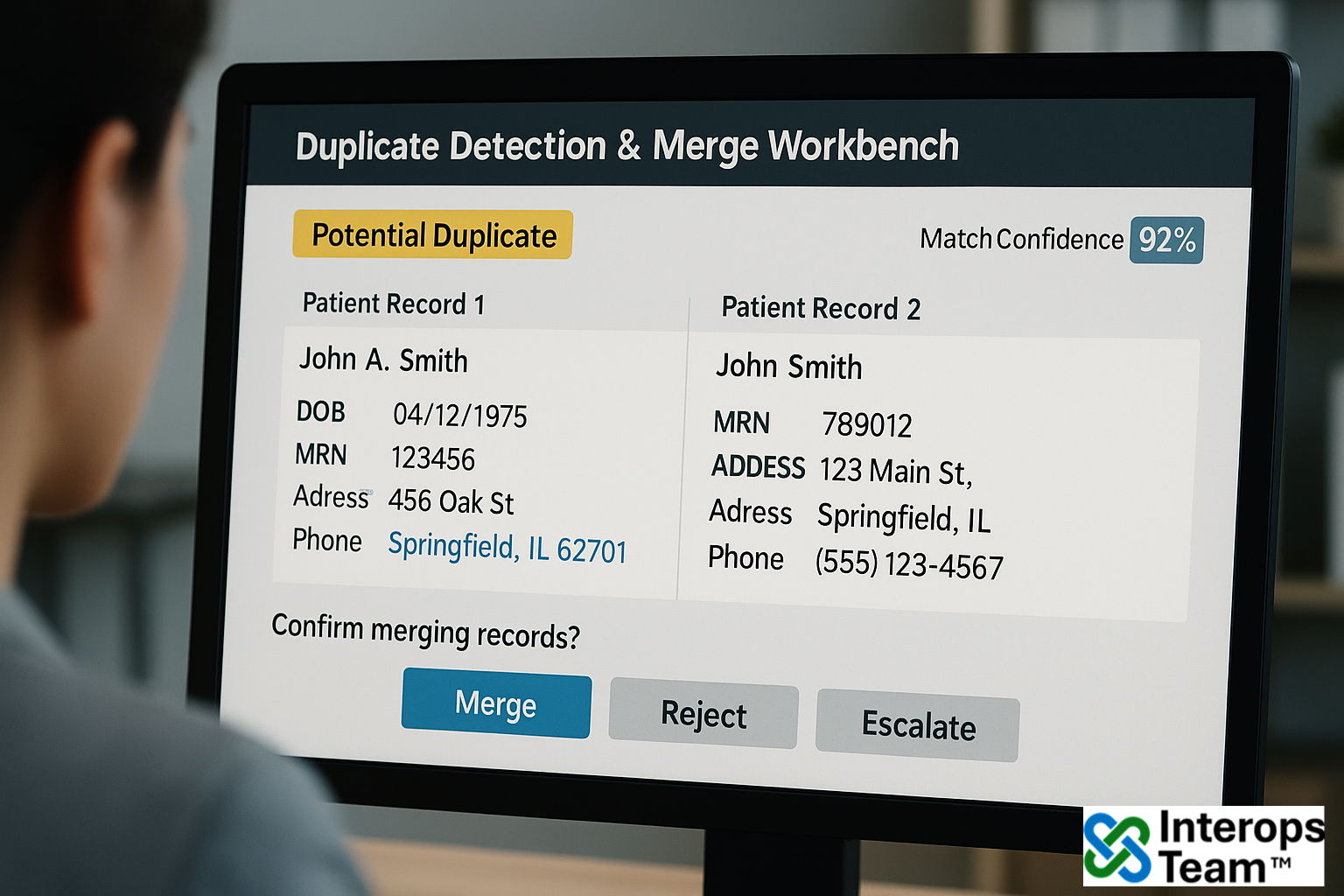 Duplicate Detection and Merge Workbench