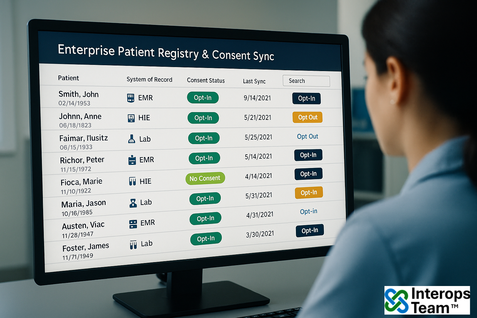 Enterprise Patient Registry & Consent Sync
