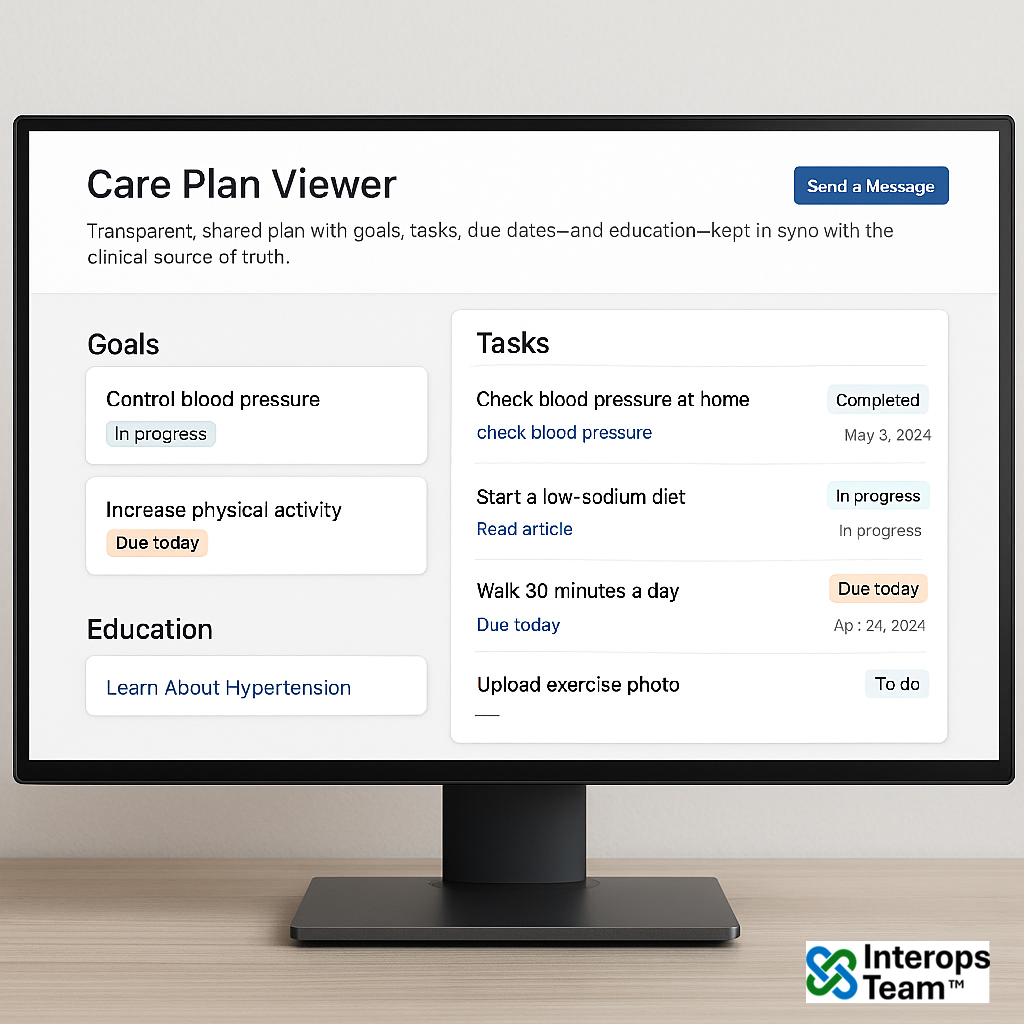 Care Plan Viewer (Patient View of FHIR CarePlan)