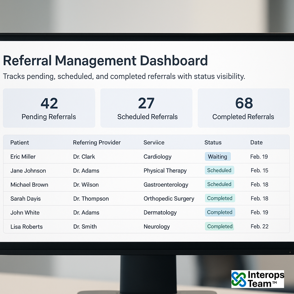 Referral Work Queue Dashboard