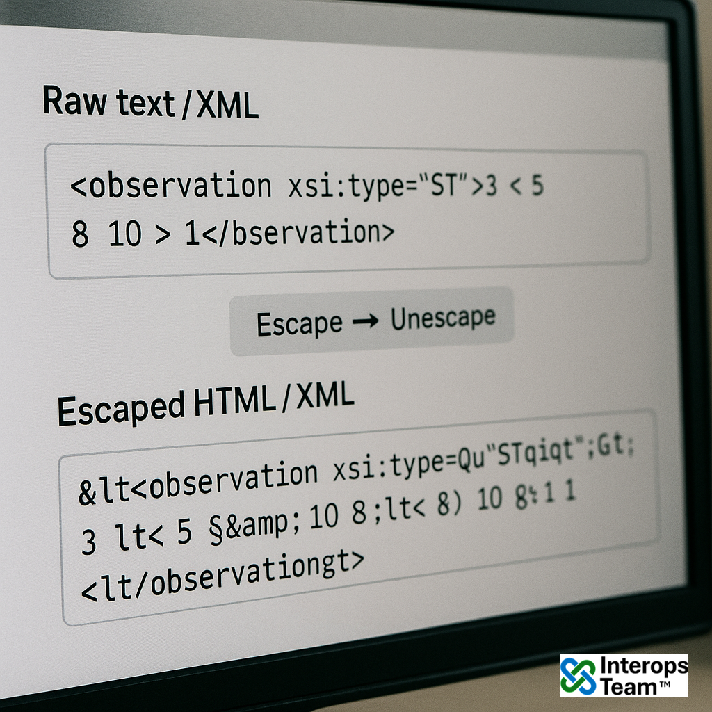 HTML / XML Escaper